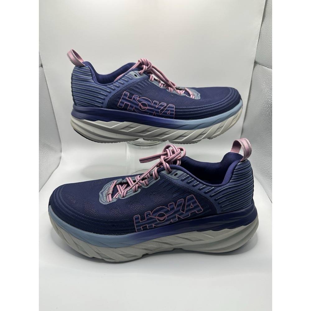 Size 9.5 - Hoka One One Bondi 6 Blue - 1019270-MBRB‎ Women
